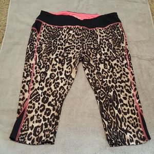 Leopard Print Athletic Leggings
